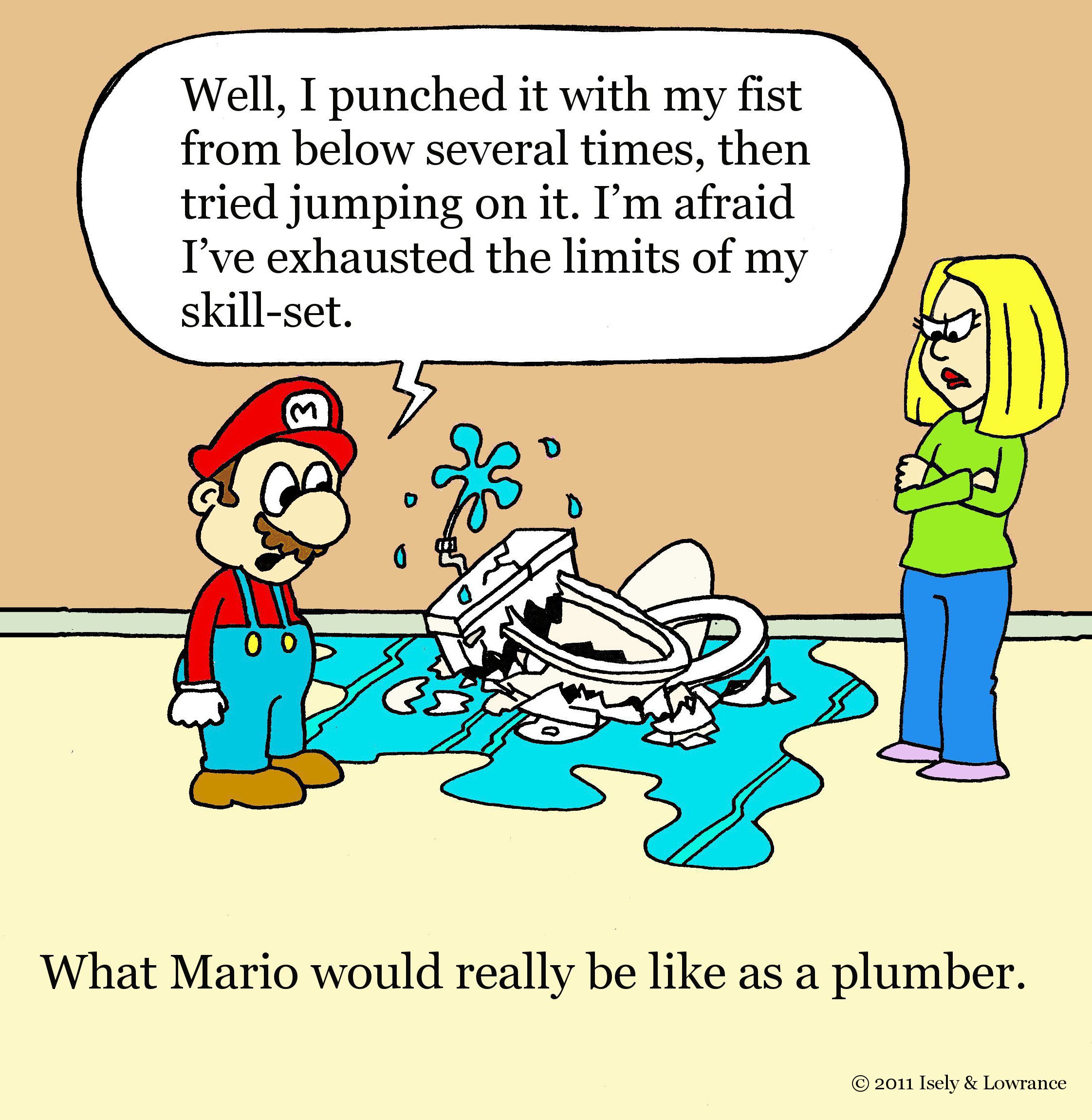 If Mario Was Really A Plumber