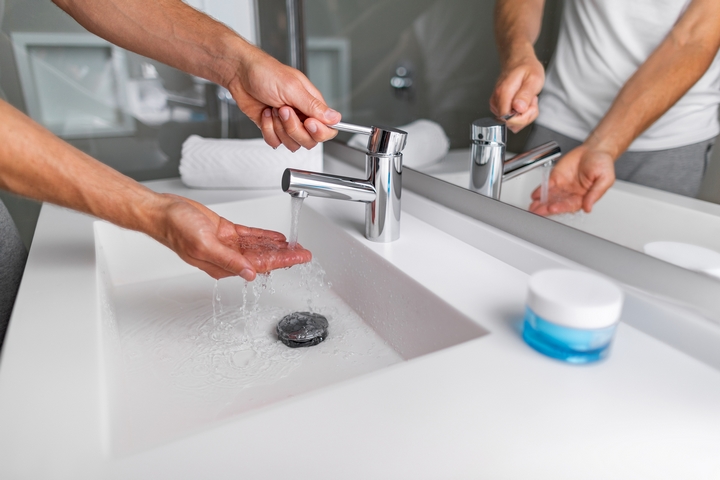 The best home remedy is to prevent the clogged bathroom sink in the first place.